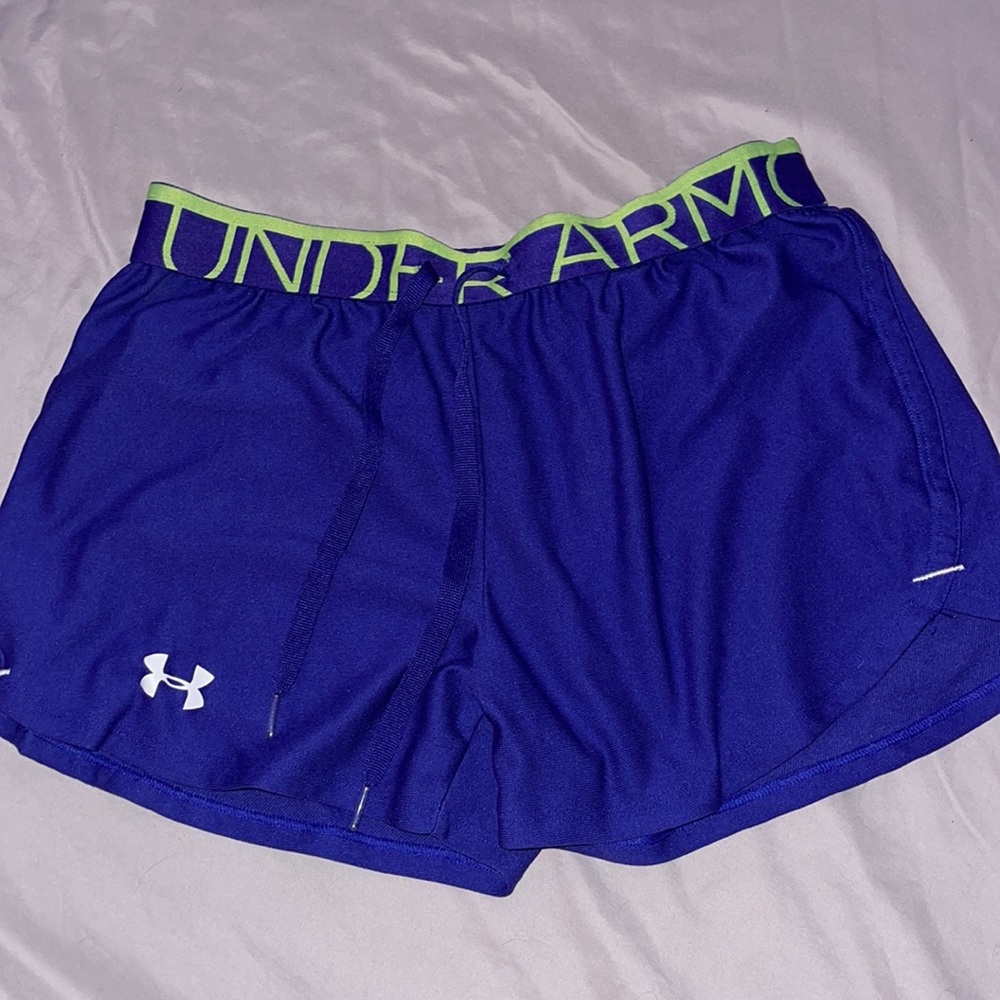 Under armour XS purple girls shorts
